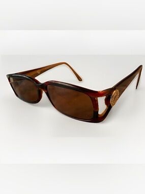 Persol PV-3028 RD4 54-16-135 Havana Frame Gradient Lens Rectangle Sunglasses